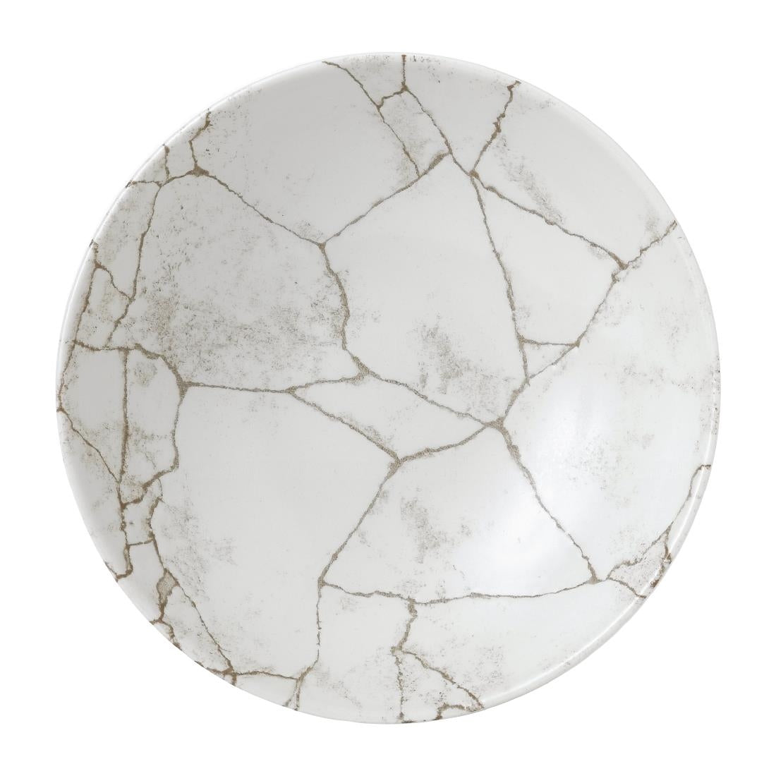 FJ804 Studio Prints Kintsugi Agate Grey Coupe Bowl 15oz (Box 12) JD Catering Equipment Solutions Ltd