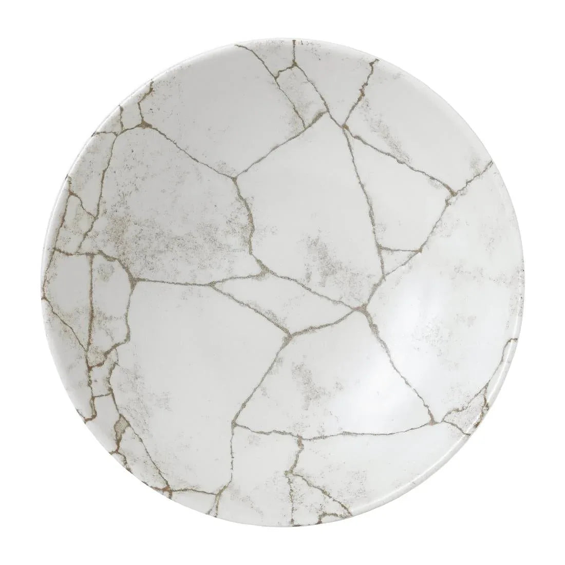 FJ804 Studio Prints Kintsugi Agate Grey Coupe Bowl 15oz (Box 12) - JD Catering Equipment Solutions Ltd