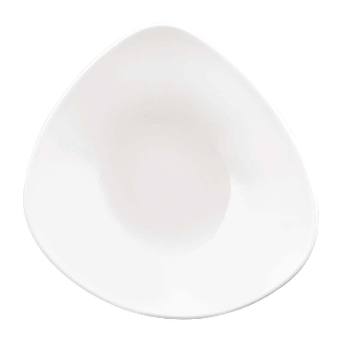 FJ826 Vellum White Triangle Bowl 21oz (Box 12) JD Catering Equipment Solutions Ltd