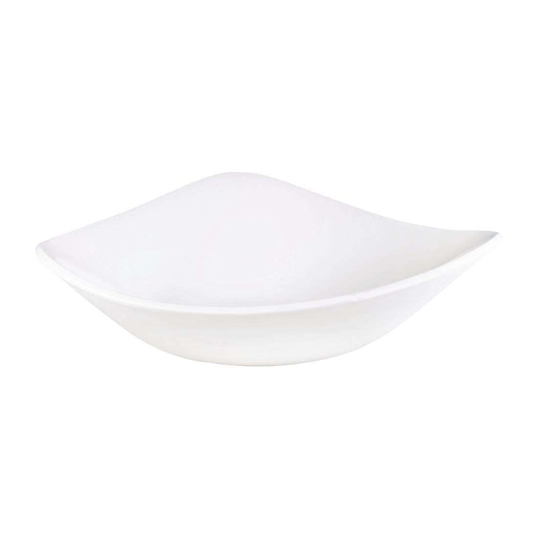 FJ826 Vellum White Triangle Bowl 21oz (Box 12) JD Catering Equipment Solutions Ltd