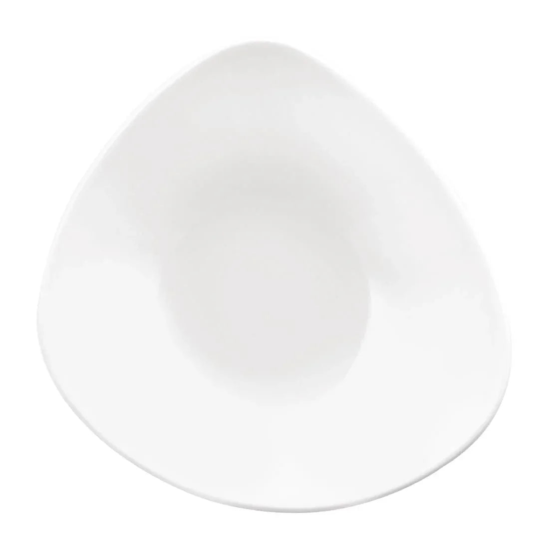 FJ827 Vellum White Triangle Bowl 13oz (Box 12) - JD Catering Equipment Solutions Ltd