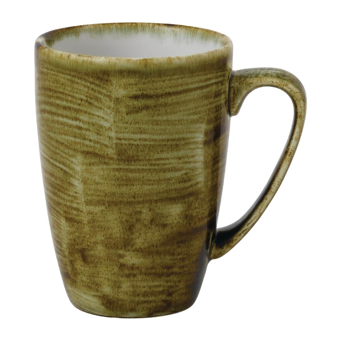 FJ942 Stonecast Plume Olive Mug 12oz (Pack of 12) JD Catering Equipment Solutions Ltd