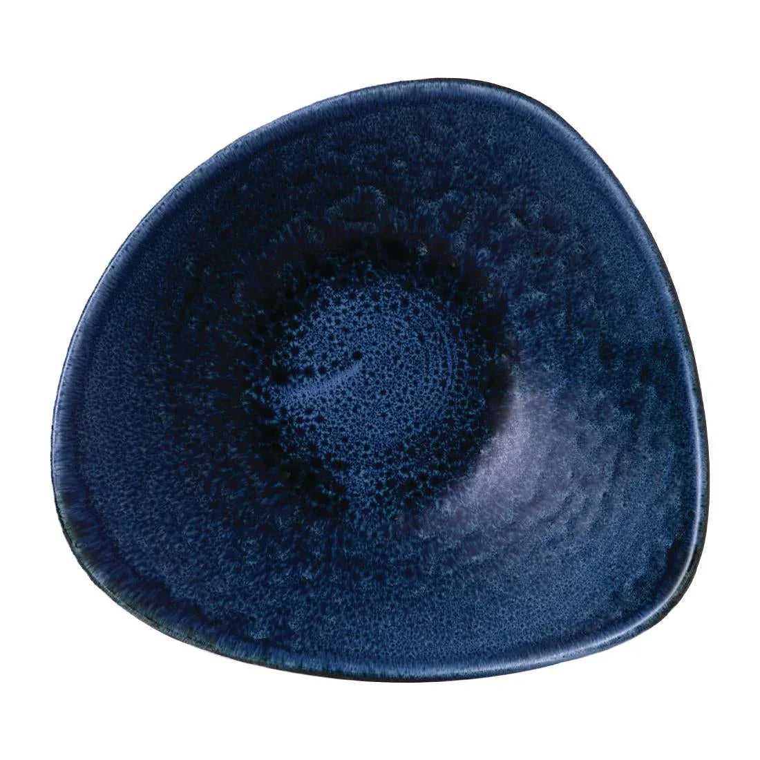 FJ950 Stonecast Plume Ultramarine Triangle Bowl 21oz (Pack of 12) - JD Catering Equipment Solutions Ltd