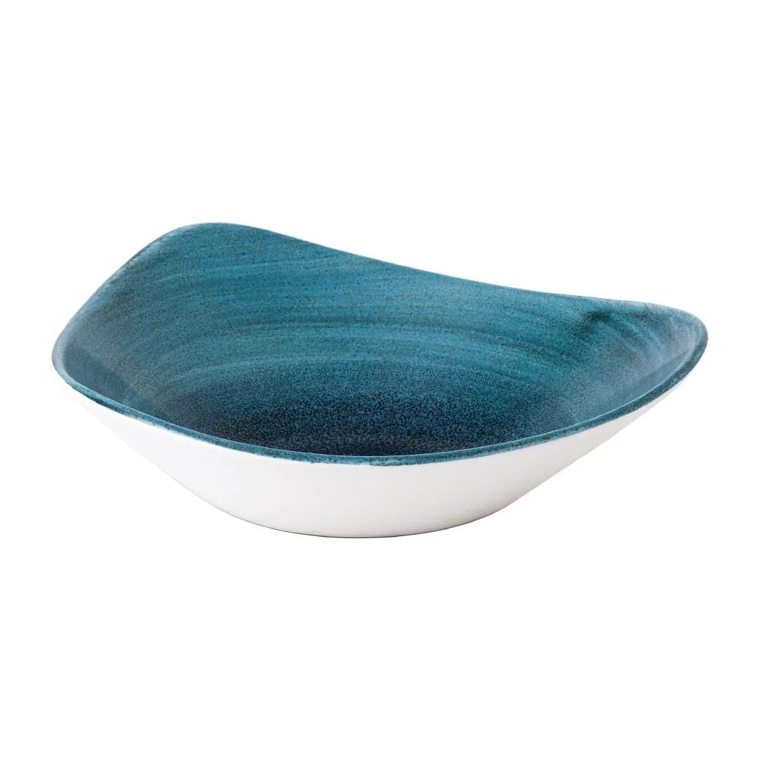 FJ974 Stonecast Aqueous Lagoon Triangle Bowl 21oz (Box 12) - JD Catering Equipment Solutions Ltd