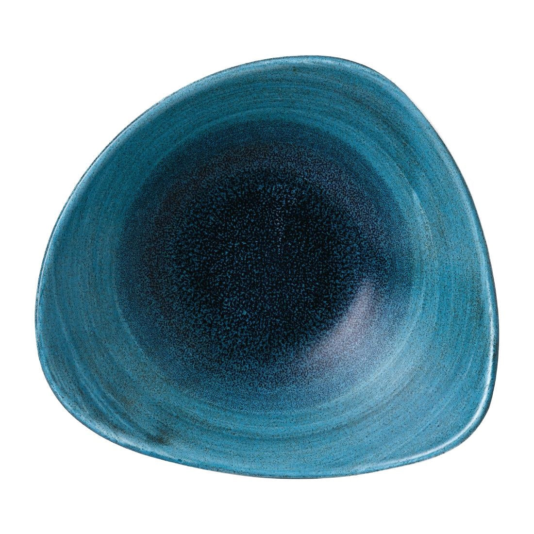 FJ974 Stonecast Aqueous Lagoon Triangle Bowl 21oz (Box 12) JD Catering Equipment Solutions Ltd
