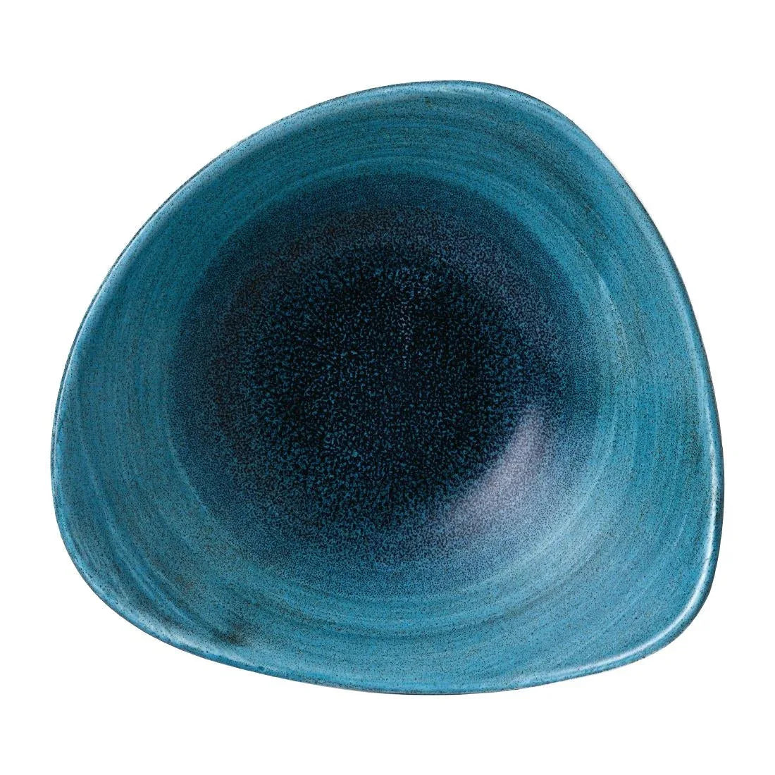 FJ974 Stonecast Aqueous Lagoon Triangle Bowl 21oz (Box 12) - JD Catering Equipment Solutions Ltd