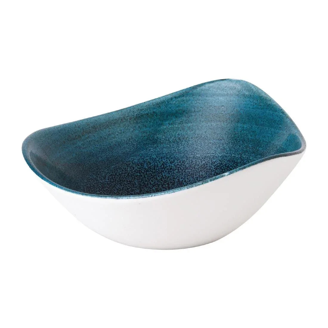 FJ975 Stonecast Aqueous Lagoon Triangle Bowl 13oz (Box 12) - JD Catering Equipment Solutions Ltd