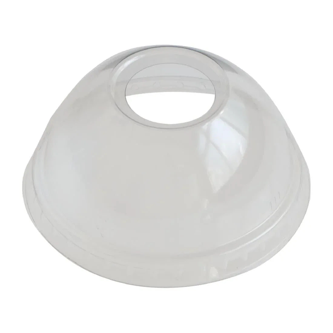 FN224 eGreen RPET Dome Lid with Straw Hole 93mm (Pack of 1000) - JD Catering Equipment Solutions Ltd