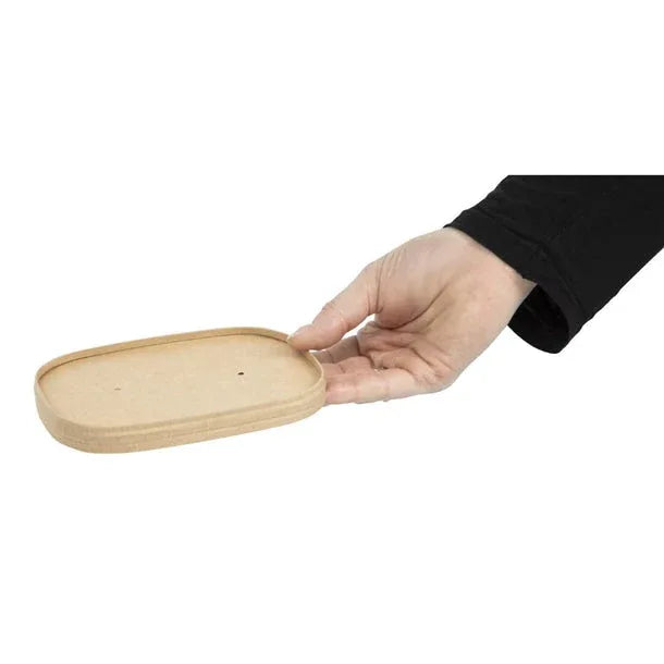 FP454 Colpac Stagione Microwavable Paperboard Food Box Lids (Pack of 300) - JD Catering Equipment Solutions Ltd