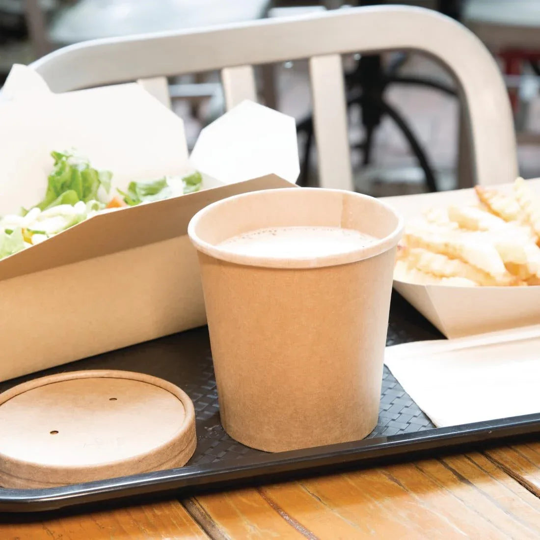 FP477 Fiesta Recyclable Soup Containers 455ml/16oz 98mm (Pack of 500) - JD Catering Equipment Solutions Ltd