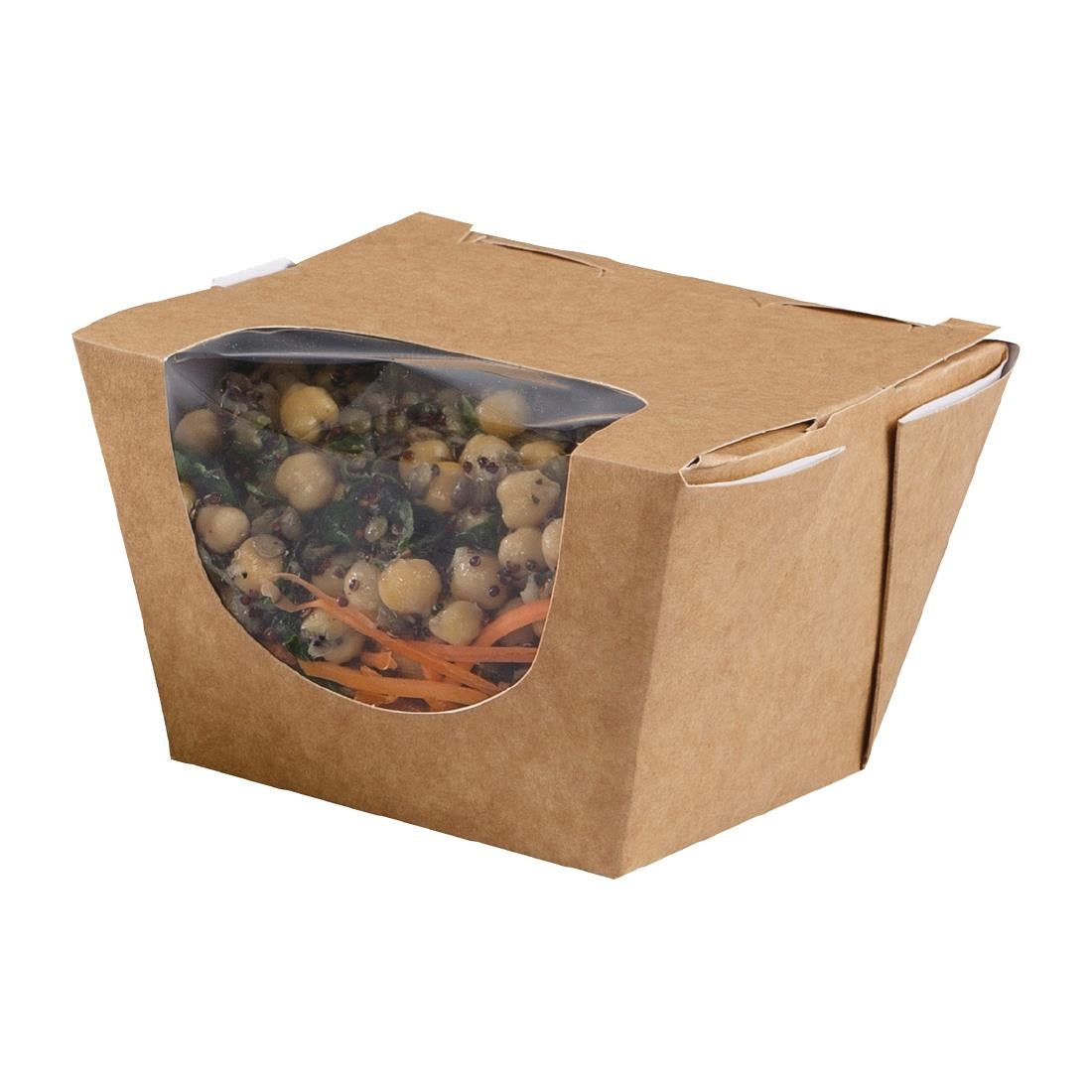 FP580 Colpac Zest Compostable Kraft Deep Salad Boxes 900ml / 32oz (Pack of 250) JD Catering Equipment Solutions Ltd