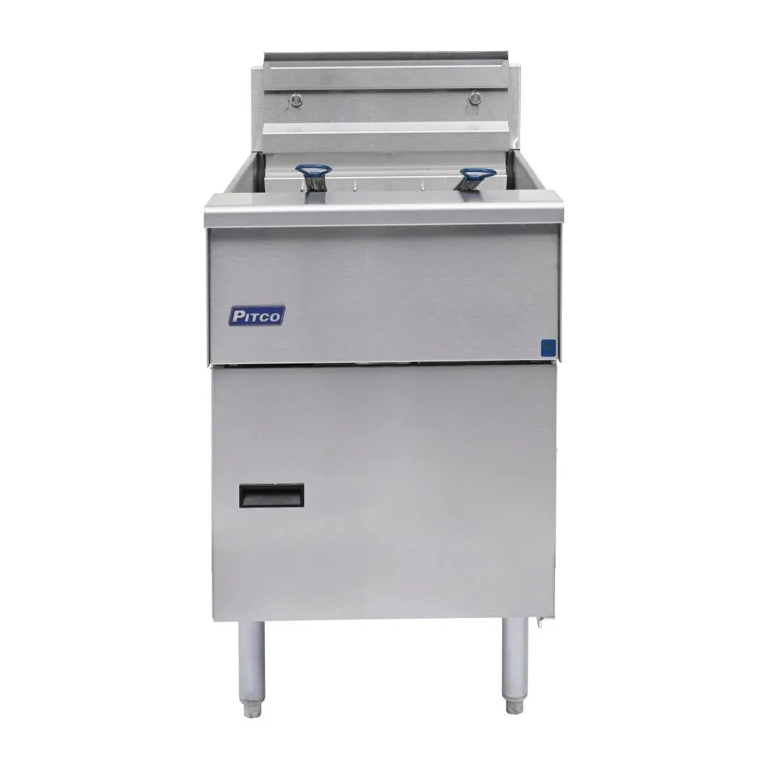 FP877 Pitco Single Tank Twin Basket Fryer SE18S-SSTC - JD Catering Equipment Solutions Ltd