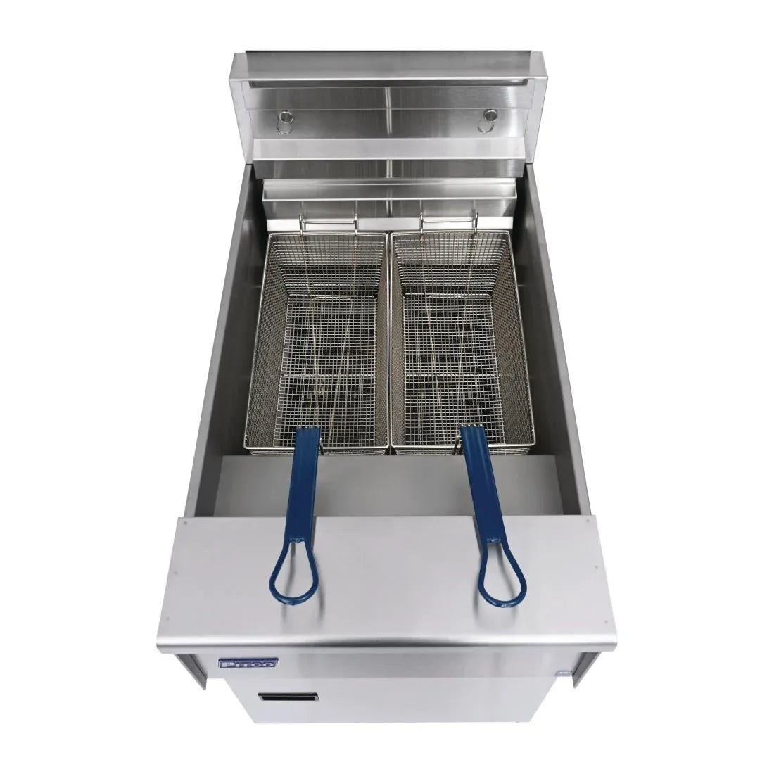 FP877 Pitco Single Tank Twin Basket Fryer SE18S-SSTC - JD Catering Equipment Solutions Ltd