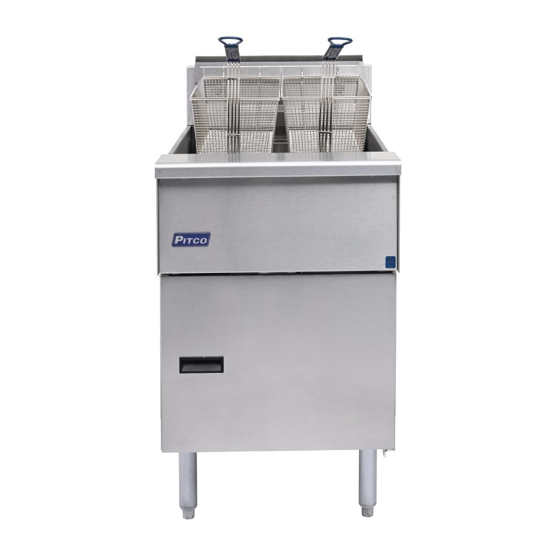 FP877 Pitco Single Tank Twin Basket Fryer SE18S-SSTC JD Catering Equipment Solutions Ltd