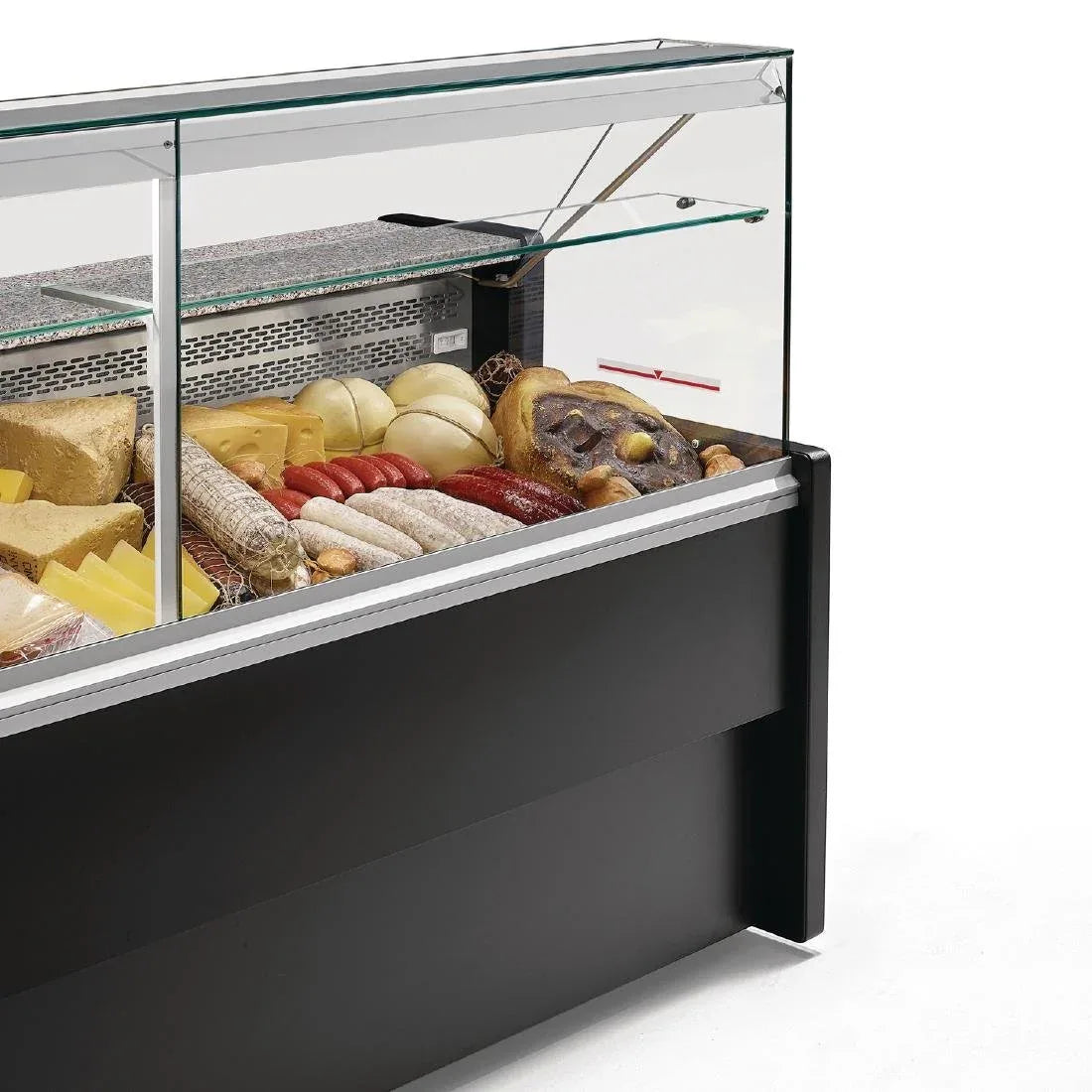 FP922-250 Zoin Tibet Serve Over Counter Black 2500mm - JD Catering Equipment Solutions Ltd