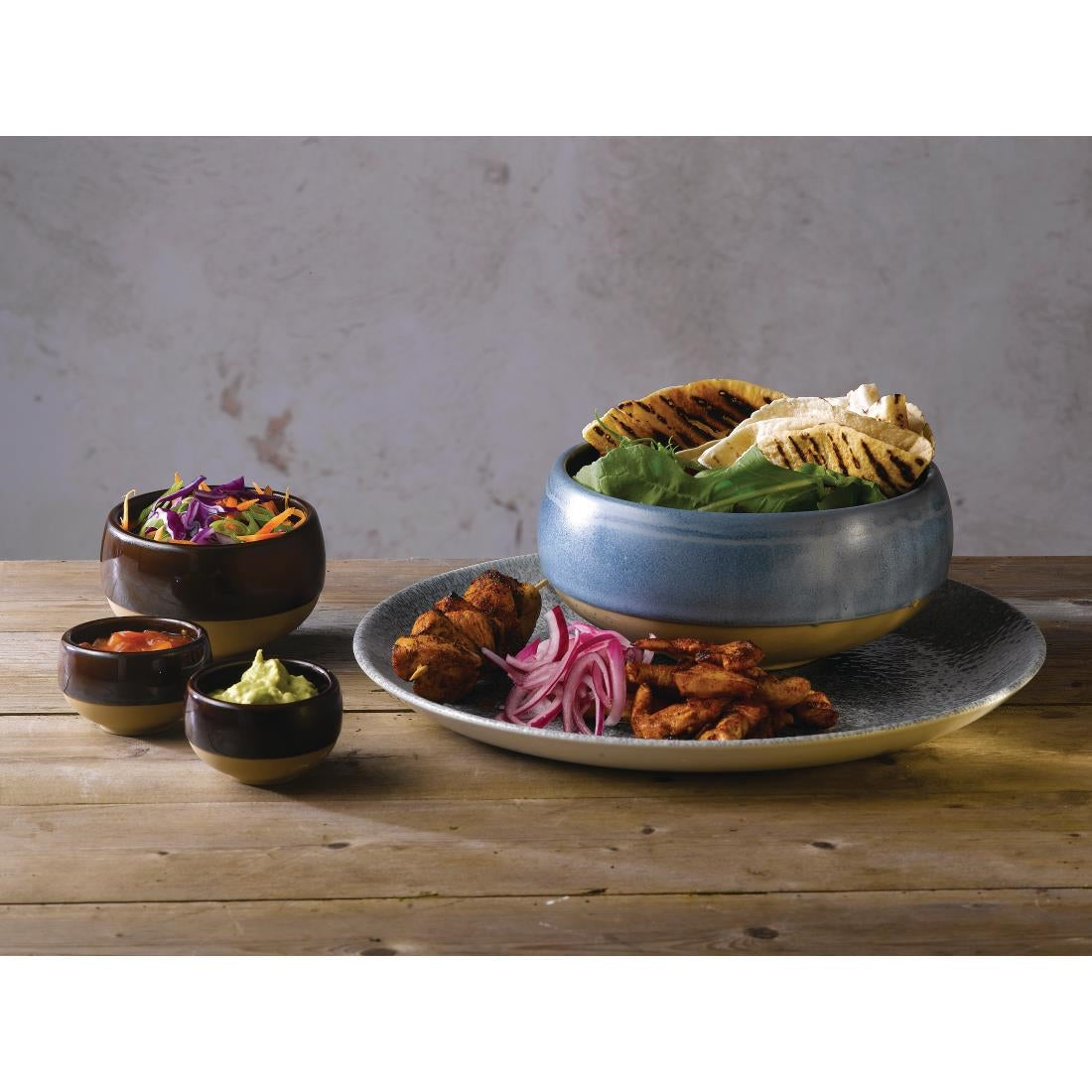 FR001 Churchill Emerge Cinnamon Brown Deep Bowl 90mm (Pack of 12) JD Catering Equipment Solutions Ltd