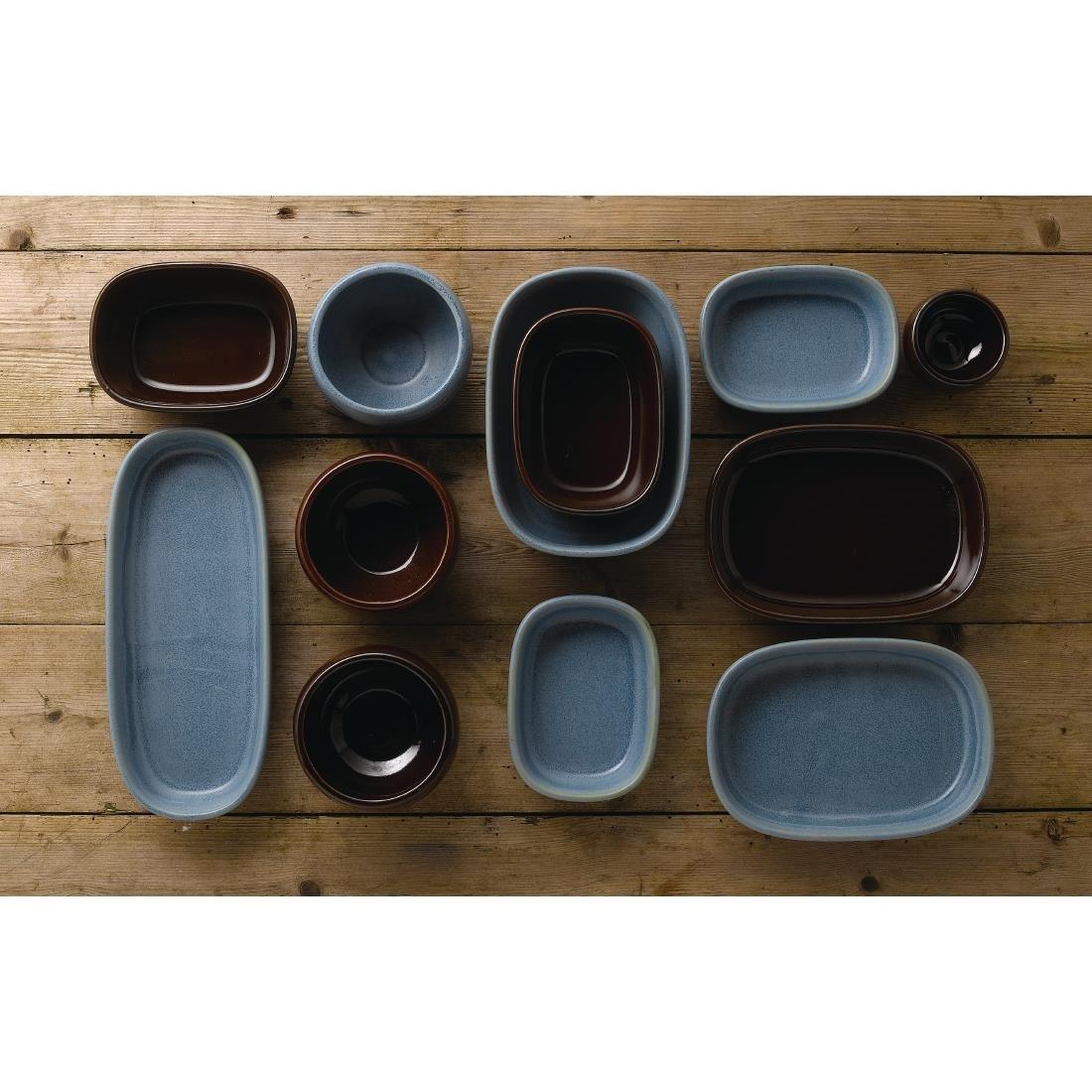 FR006 Churchill Emerge Cinnamon Brown Tray 170 x 117mm (Pack of 6) - JD Catering Equipment Solutions Ltd