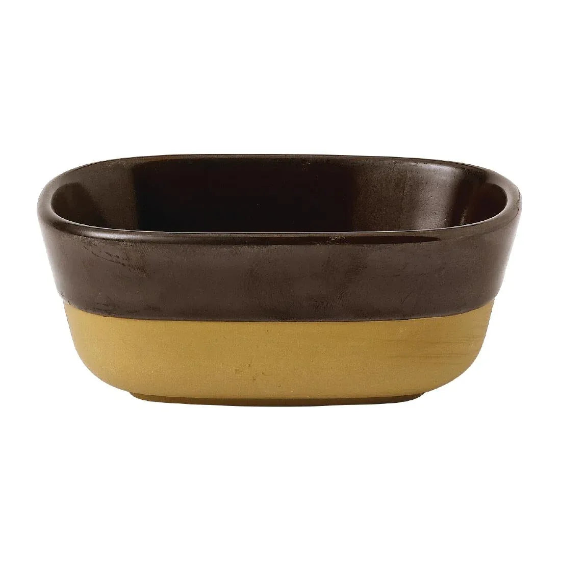 FR008 Churchill Emerge Cinnamon Brown Dish 120 x 90mm (Pack of 6) - JD Catering Equipment Solutions Ltd