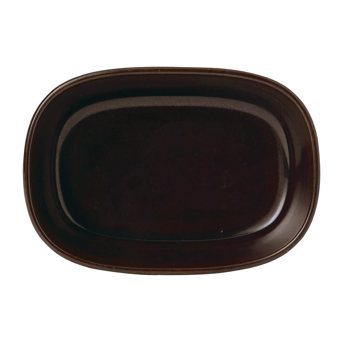 FR009 Churchill Emerge Cinnamon Brown Dish 170 x 120mm (Pack of 6) JD Catering Equipment Solutions Ltd