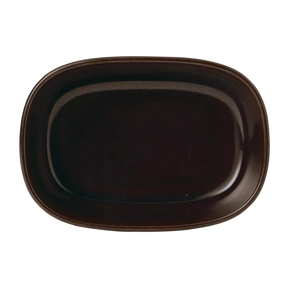 FR009 Churchill Emerge Cinnamon Brown Dish 170 x 120mm (Pack of 6) - JD Catering Equipment Solutions Ltd