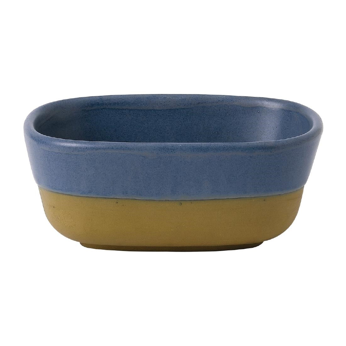 FR018 Churchill Emerge Oslo Blue Dish 120 x 90mm (Pack of 6) JD Catering Equipment Solutions Ltd