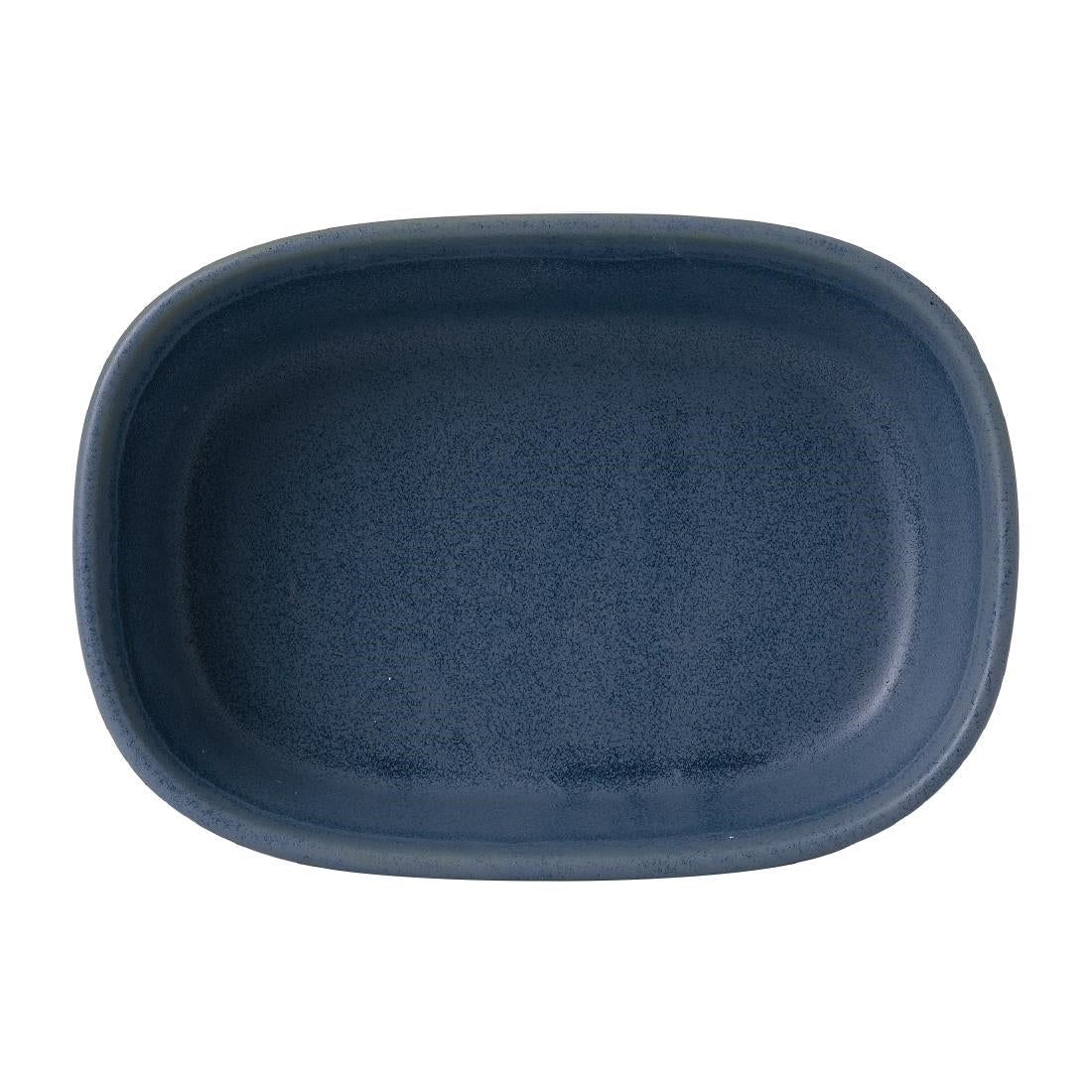 FR019 Churchill Emerge Dish Oslo Blue 170 x 120mm (Pack of 6) JD Catering Equipment Solutions Ltd