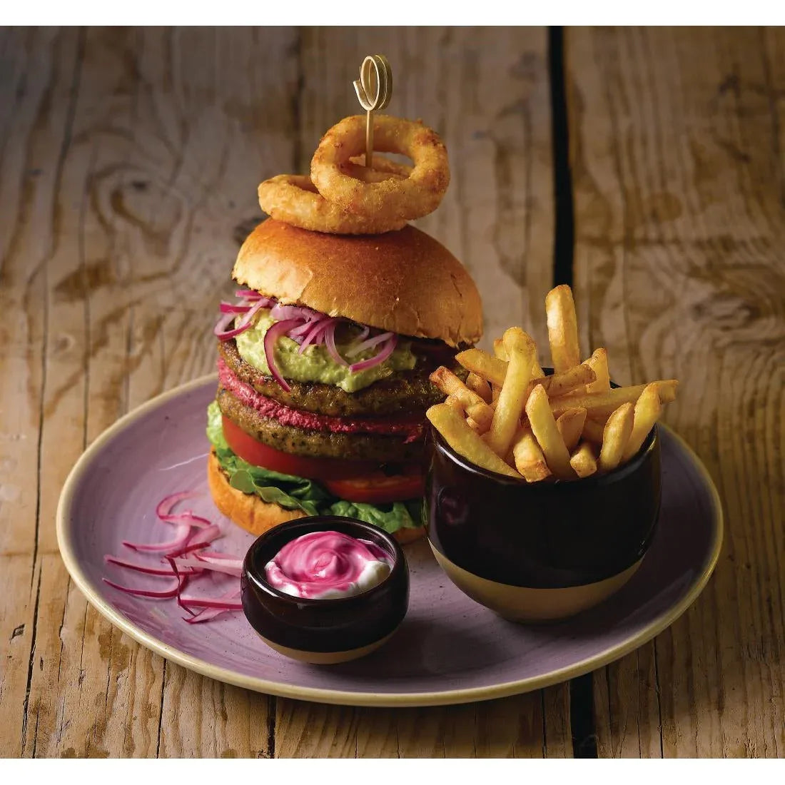 FR021 Churchill Stonecast Lavender Evolve Coupe Plate 260mm (Pack of 12) - JD Catering Equipment Solutions Ltd