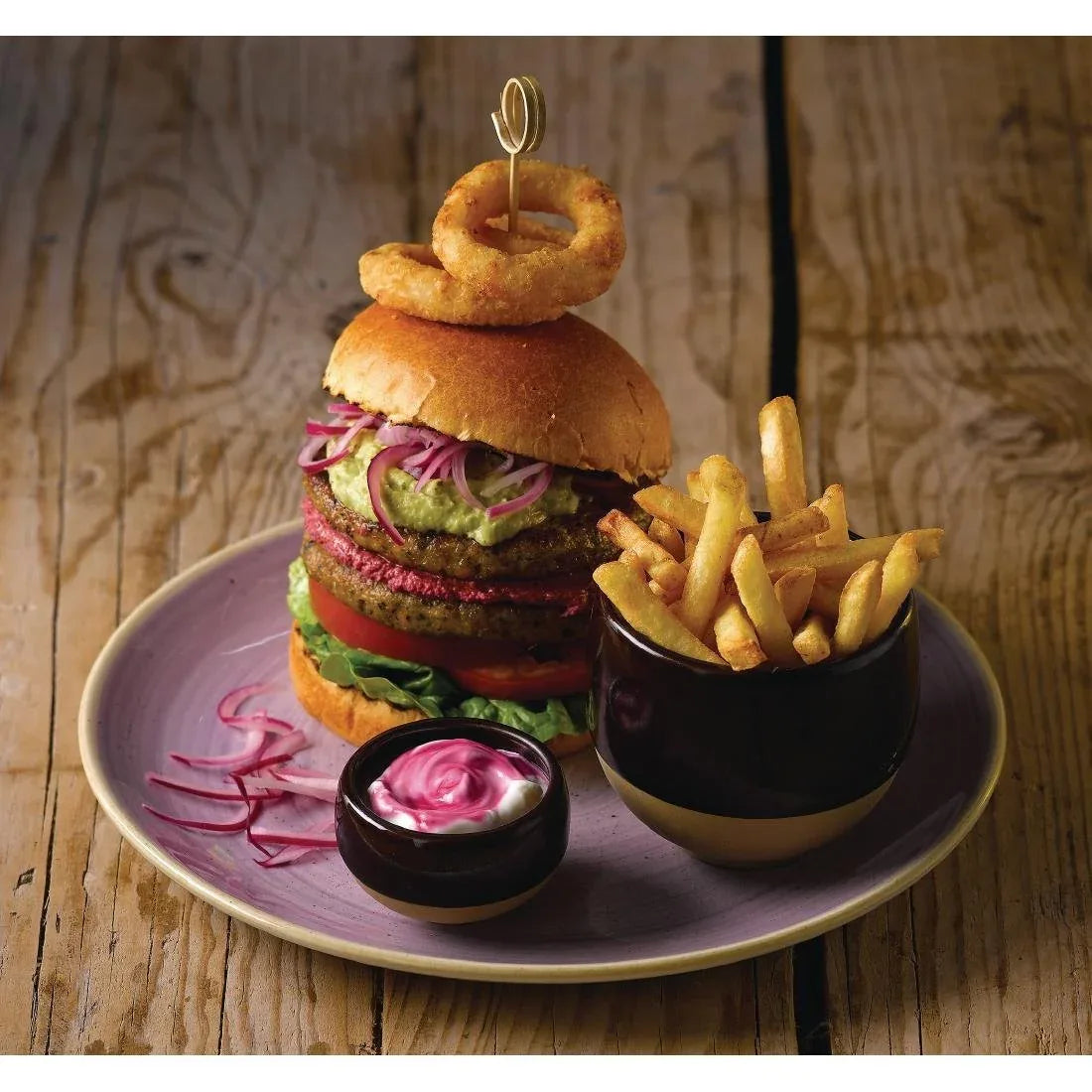 FR022 Churchill Stonecast Lavender Evolve Coupe Plate 220mm (Pack of 12) - JD Catering Equipment Solutions Ltd