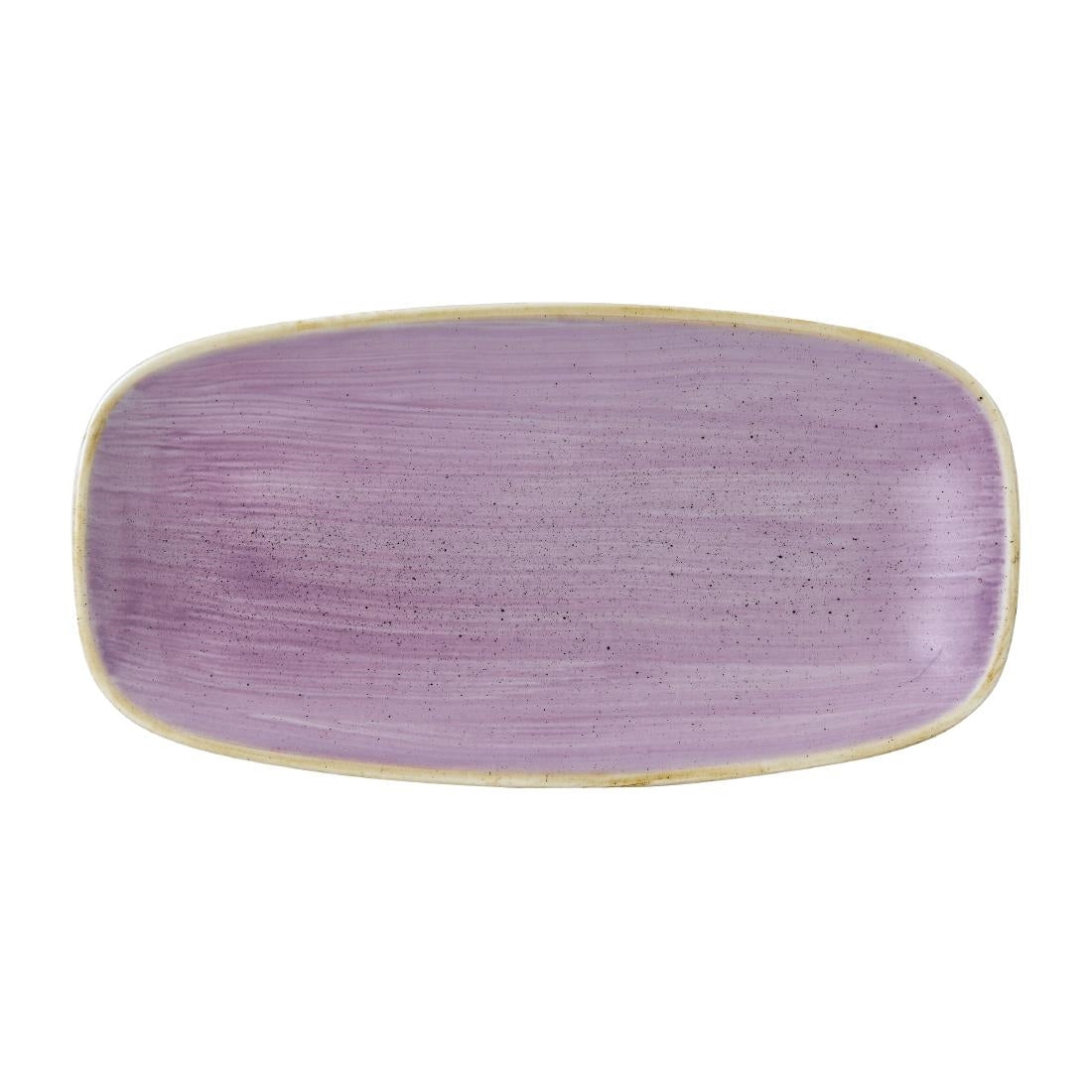 FR028 Churchill Stonecast Lavender Chefs Oblong Plate 298 x 152mm (Pack of 12) JD Catering Equipment Solutions Ltd