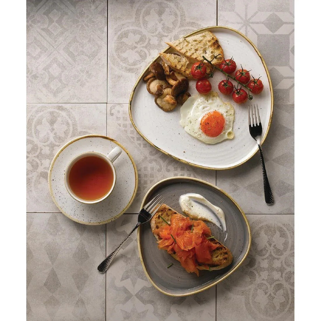 FR034 Churchill Stonecast Barley White Cappuccino Cup 170ml (Pack of 12) - JD Catering Equipment Solutions Ltd