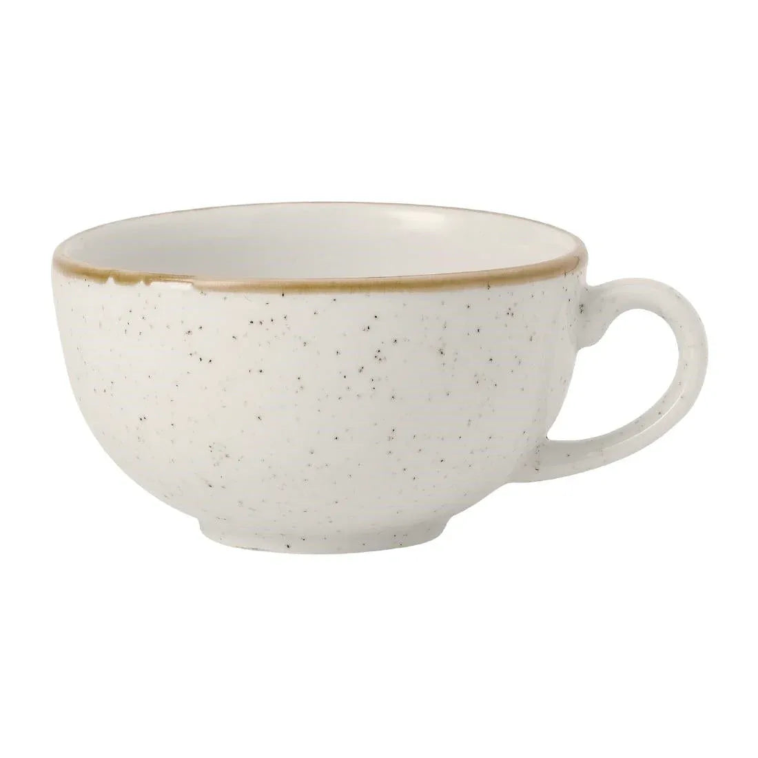 FR035 Churchill Stonecast Barley White Cappuccino Cup 280ml (Pack of 12) - JD Catering Equipment Solutions Ltd