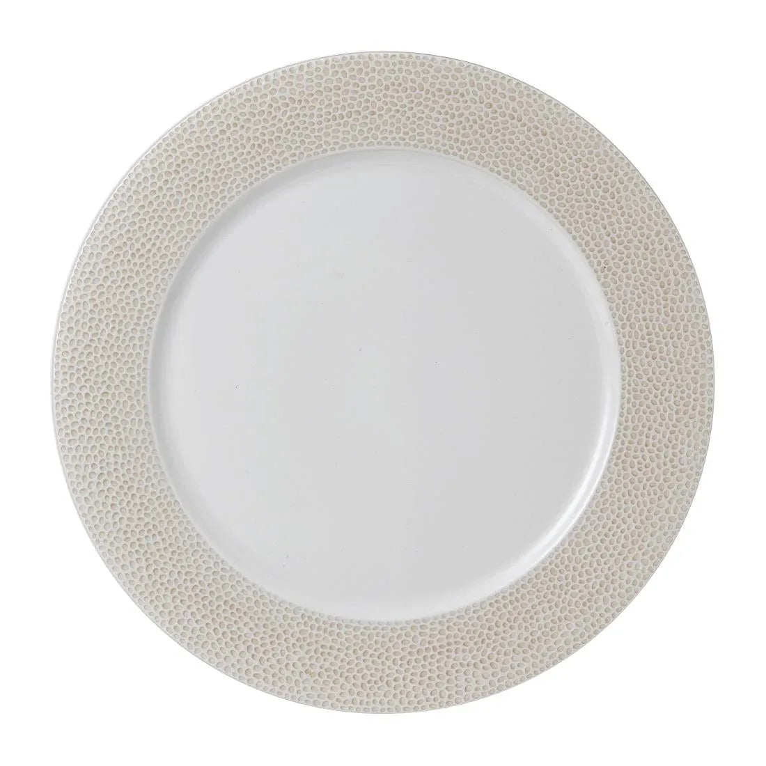FR041 Churchill Isla Spinwash Sand Presentation Plate 305mm (Pack of 12) - JD Catering Equipment Solutions Ltd