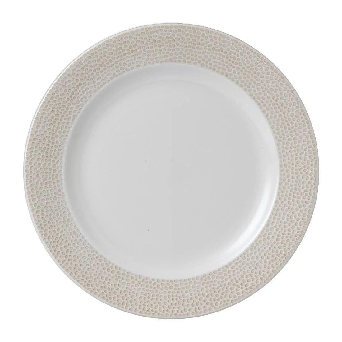 FR042 Churchill Isla Spinwash Sand Footed Plate 276mm (Pack of 12) - JD Catering Equipment Solutions Ltd