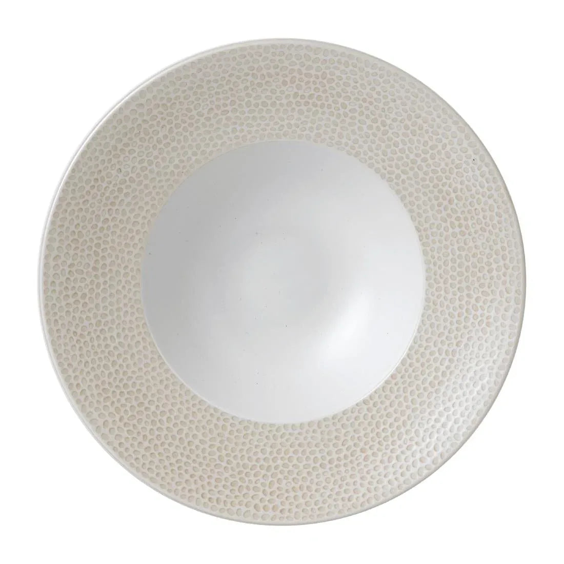 FR046 Churchill Isla Spinwash Sand Wide Rim Bowl 241mm (Pack of 12) - JD Catering Equipment Solutions Ltd