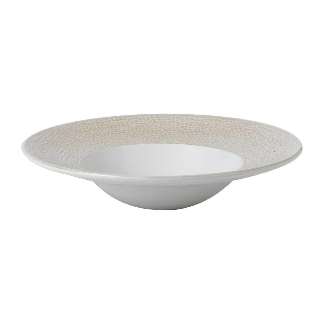 FR046 Churchill Isla Spinwash Sand Wide Rim Bowl 241mm (Pack of 12) - JD Catering Equipment Solutions Ltd