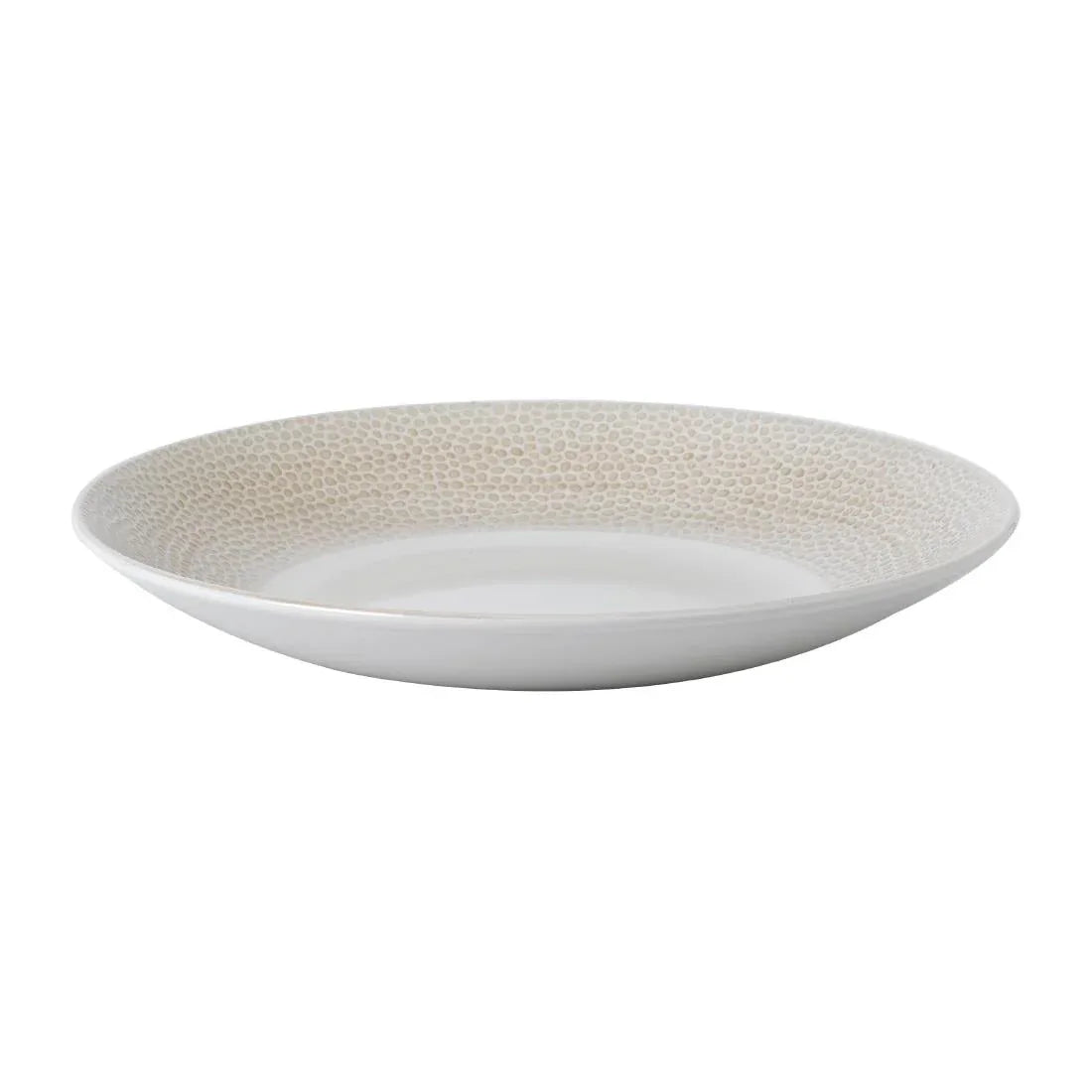 FR048 Churchill Isla Spinwash Sand Deep Coupe Plate 250mm (Pack of 12) - JD Catering Equipment Solutions Ltd