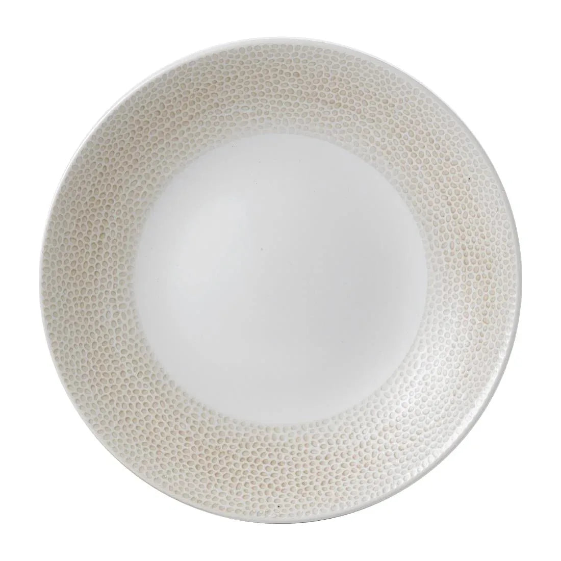 FR048 Churchill Isla Spinwash Sand Deep Coupe Plate 250mm (Pack of 12) - JD Catering Equipment Solutions Ltd