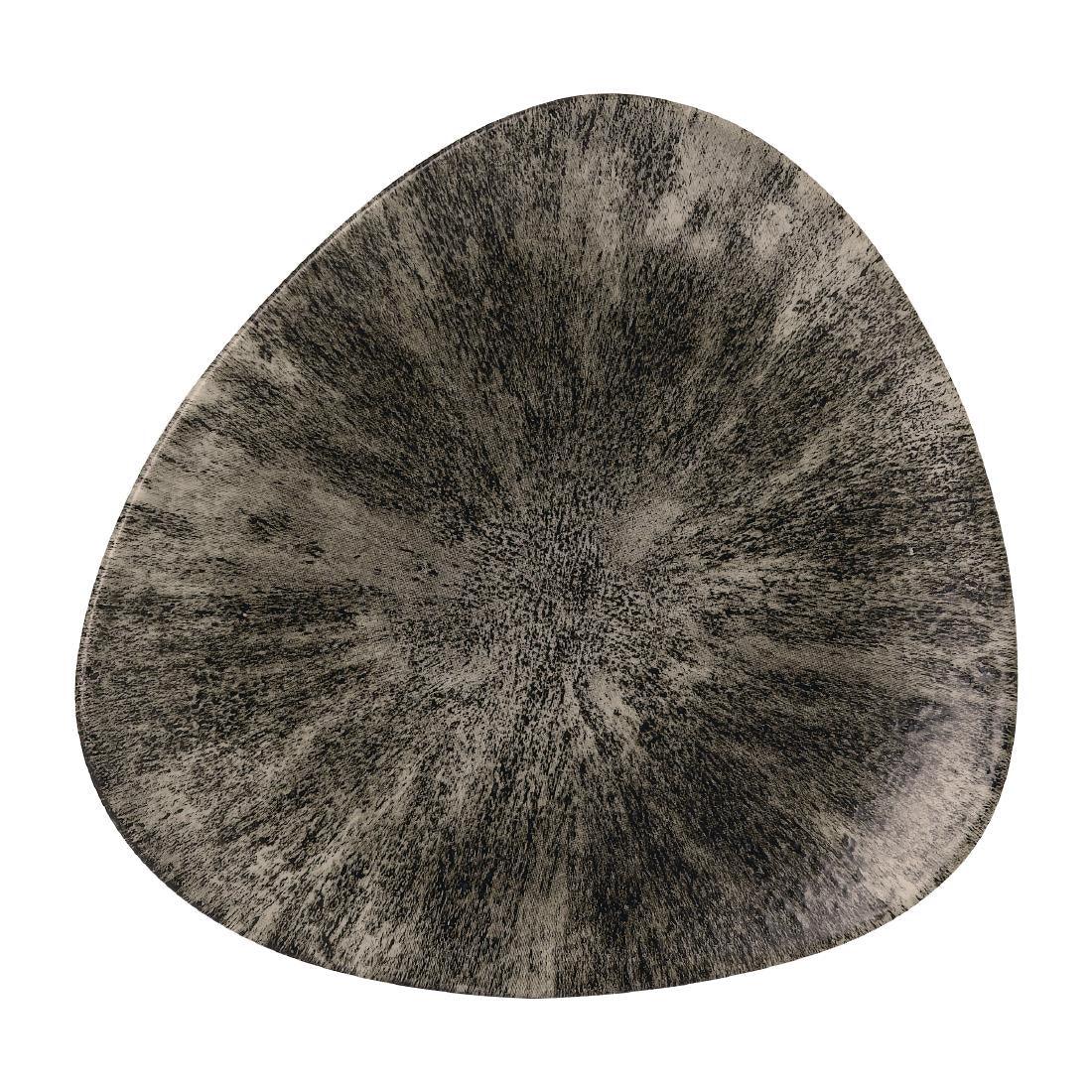 FR056 Churchill Stone Quartz Black Lotus Plate 177mm (Pack of 12) - JD Catering Equipment Solutions Ltd