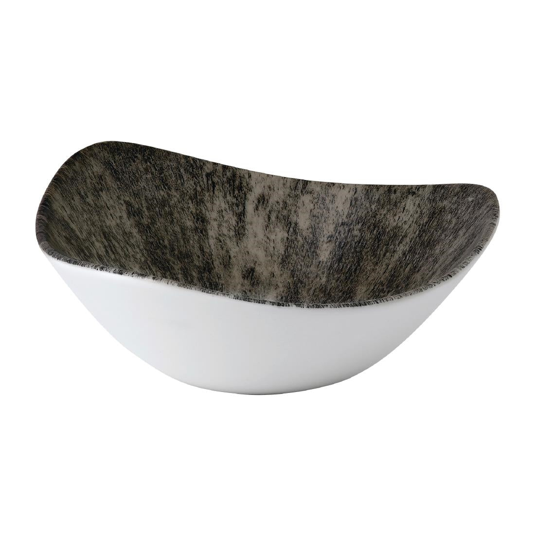 FR058 Churchill Stone Quartz Black Lotus Bowl 177mm (Pack of 12) JD Catering Equipment Solutions Ltd