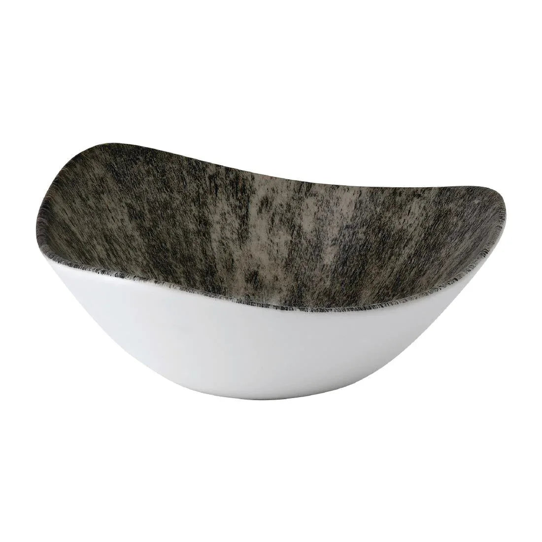 FR058 Churchill Stone Quartz Black Lotus Bowl 177mm (Pack of 12) - JD Catering Equipment Solutions Ltd