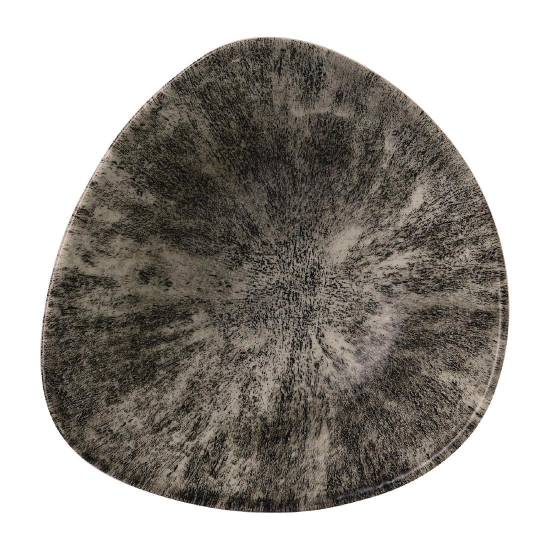 FR058 Churchill Stone Quartz Black Lotus Bowl 177mm (Pack of 12) - JD Catering Equipment Solutions Ltd