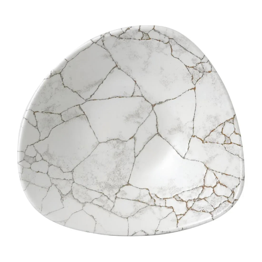 FR062 Churchill Studio Prints Kintsugi Agate Grey Lotus Bowl 228mm (Pack of 12) - JD Catering Equipment Solutions Ltd