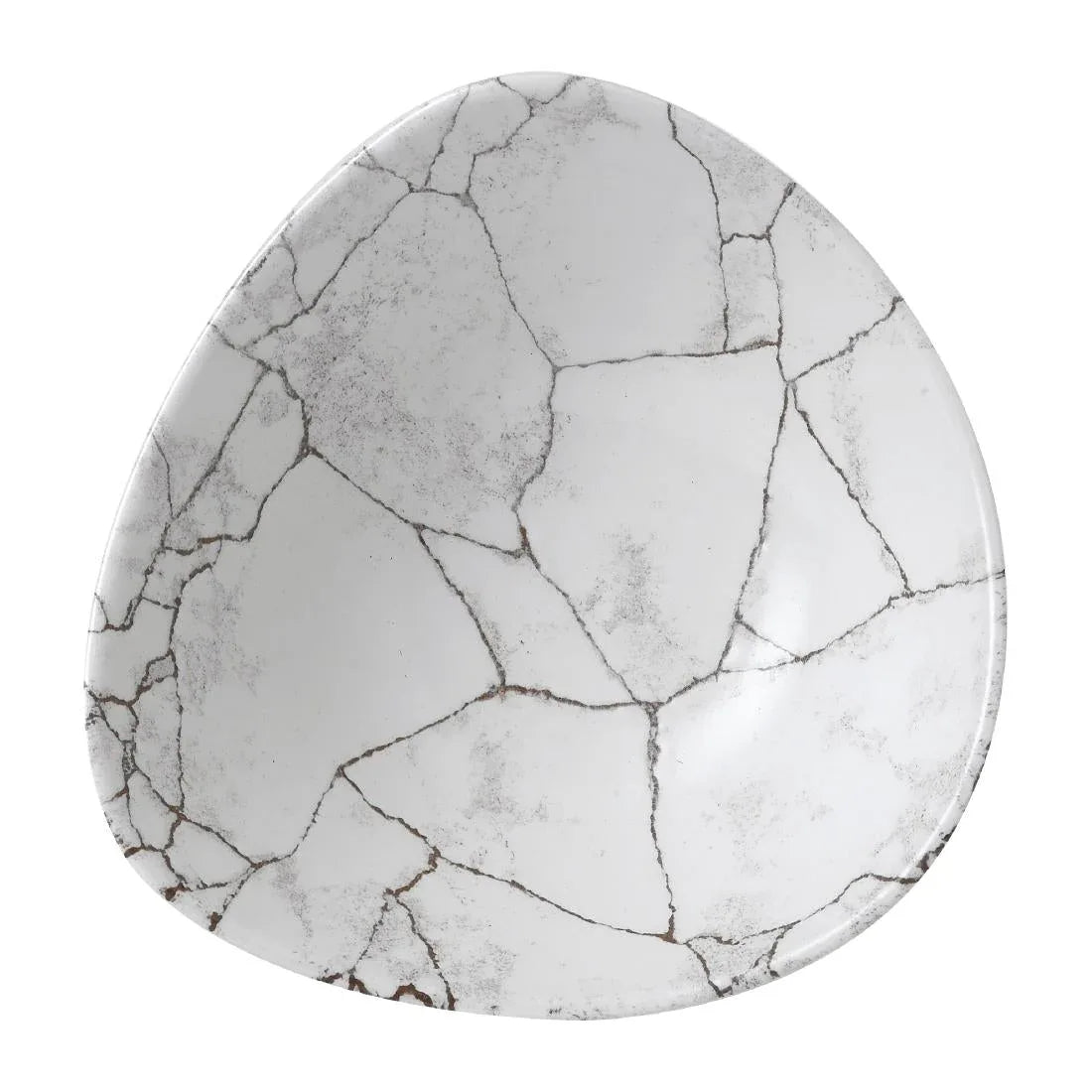 FR063 Churchill Studio Prints Kintsugi Agate Grey Lotus Bowl 177mm (Pack of 12) - JD Catering Equipment Solutions Ltd