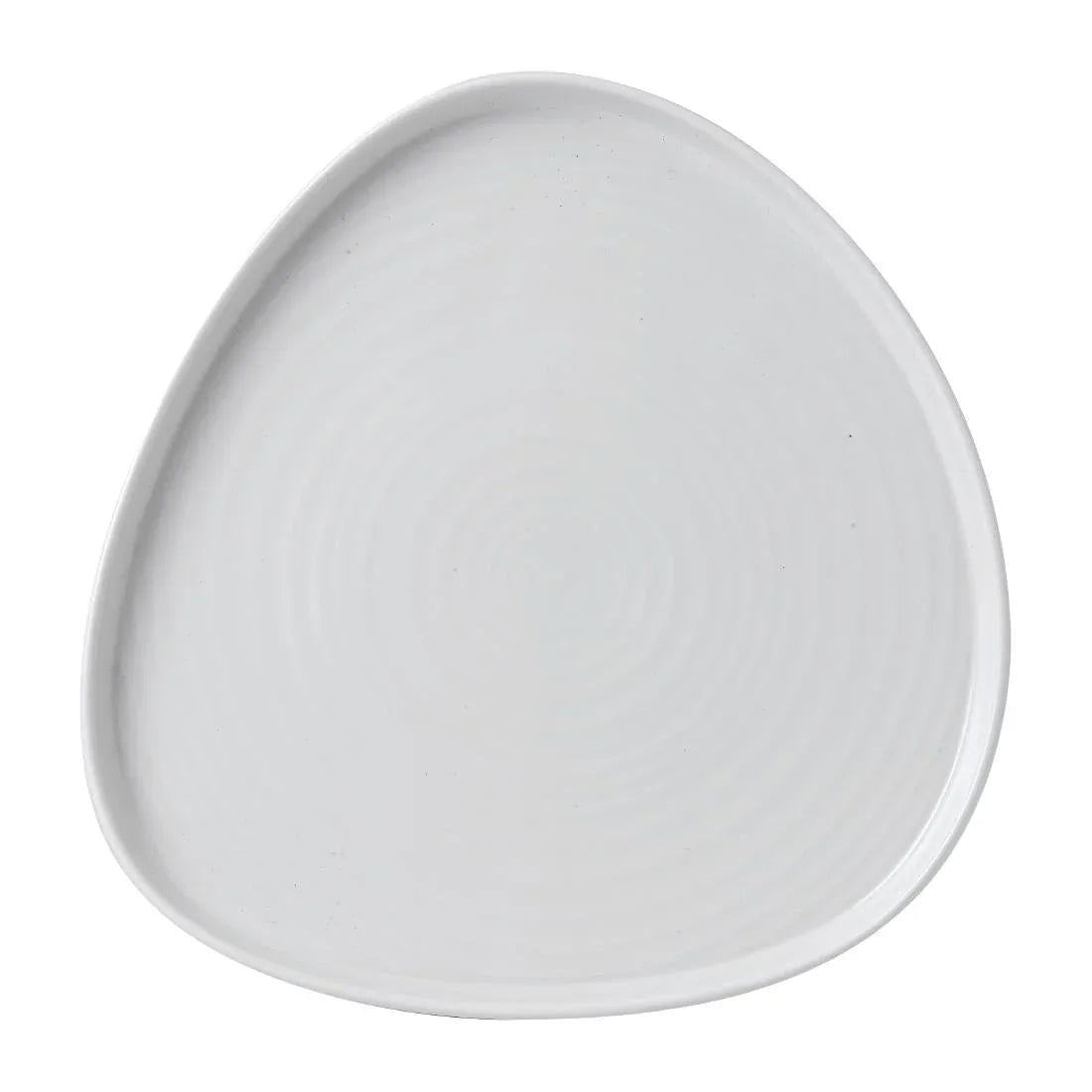 FR070 Churchill White Triangle Walled Chefs Plate 260mm (Pack of 6) - JD Catering Equipment Solutions Ltd