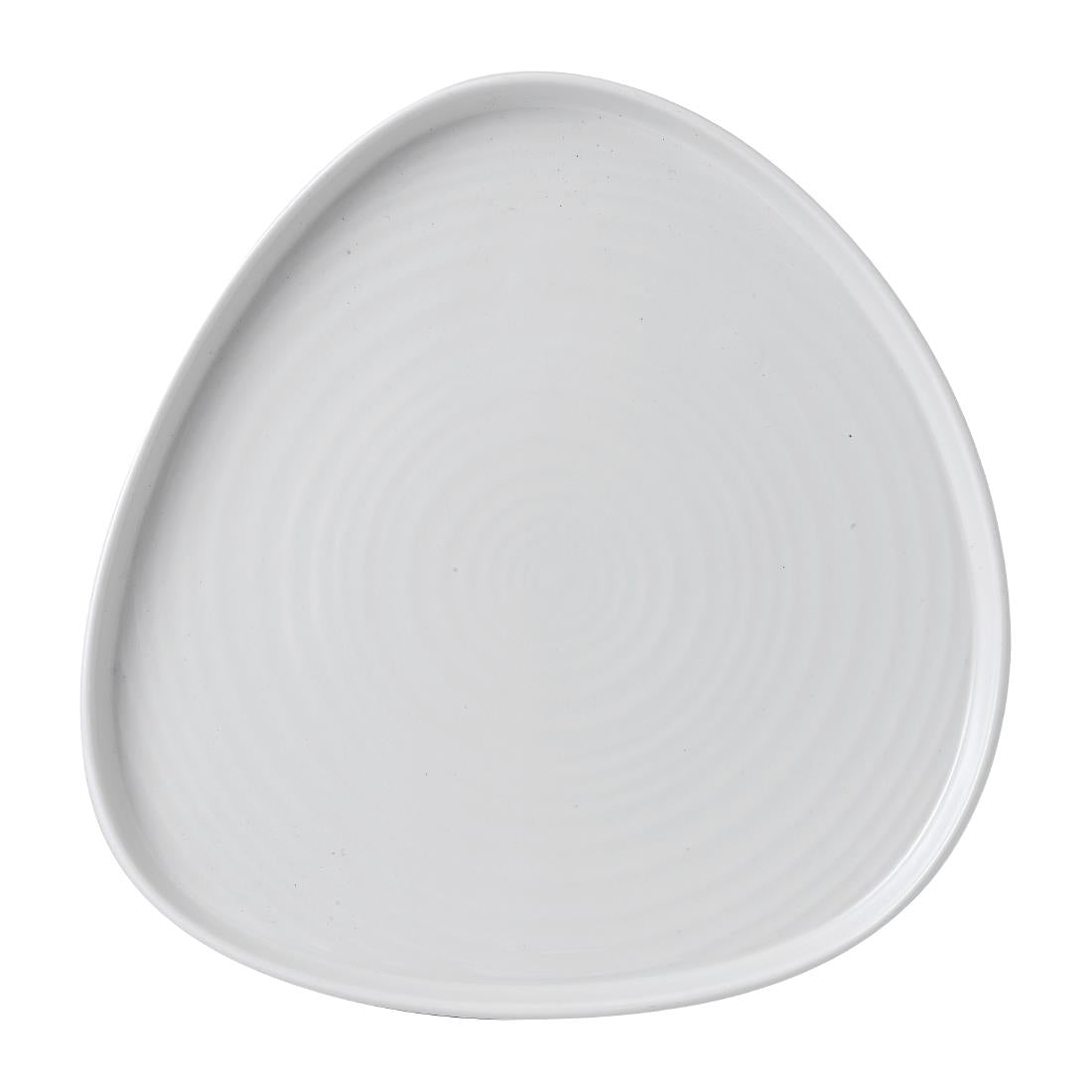 FR070 Churchill White Triangle Walled Chefs Plate 260mm (Pack of 6) JD Catering Equipment Solutions Ltd