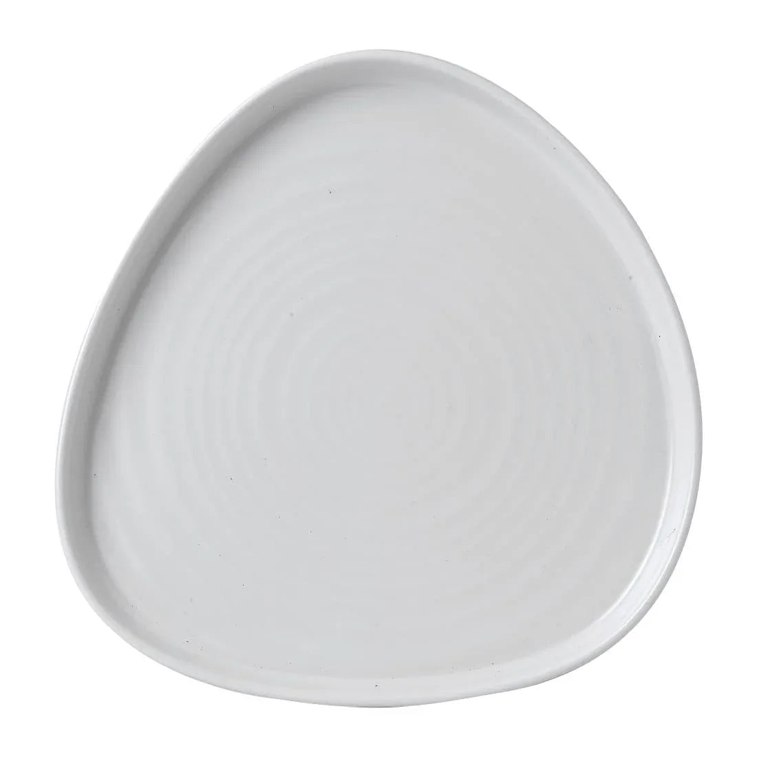 FR071 Churchill White Triangle Walled Chefs Plate 200mm (Pack of 6) - JD Catering Equipment Solutions Ltd