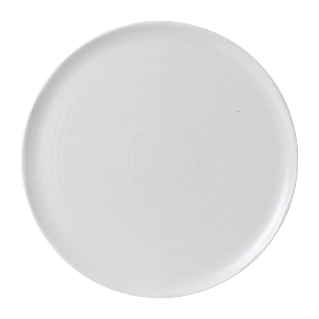 FR077 Dudson White Organic Coupe Flat Plate 317mm (Pack of 6) - JD Catering Equipment Solutions Ltd