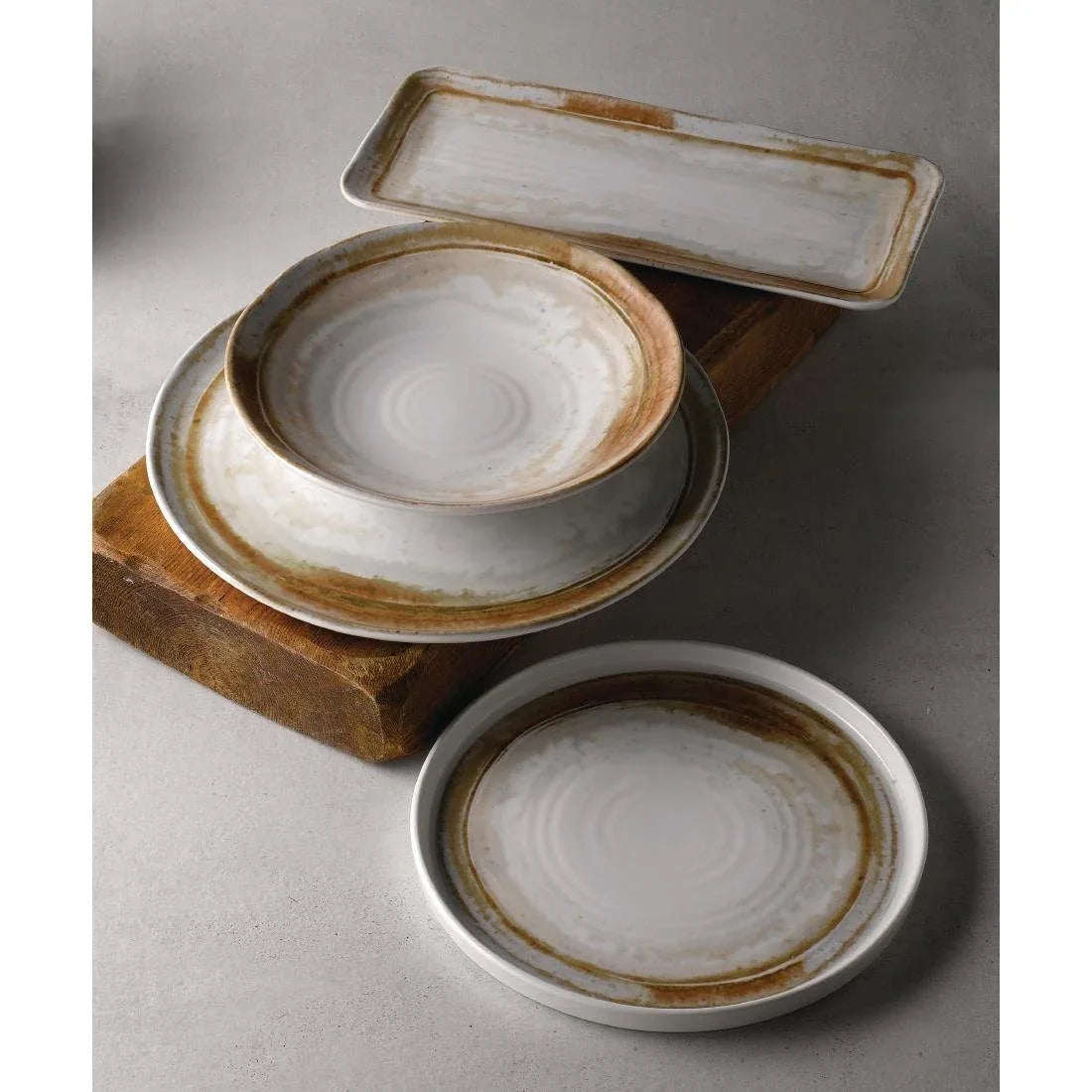 FR100 Dudson Sandstone Organic Coupe Bowl 279mm (Pack of 12) - JD Catering Equipment Solutions Ltd