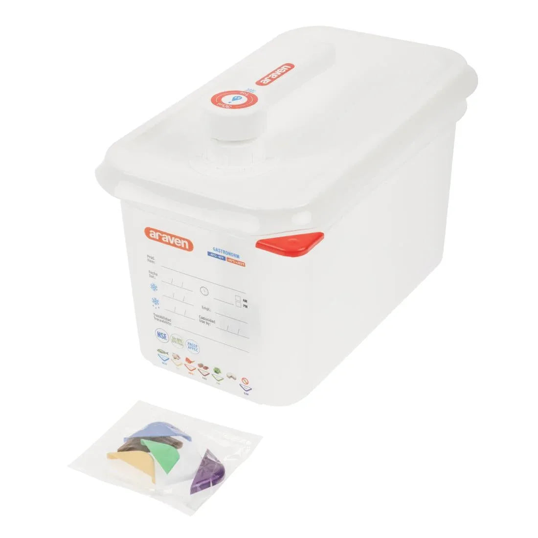 FR177 Araven Sauce Dispenser with Pump 1/4 GN - JD Catering Equipment Solutions Ltd