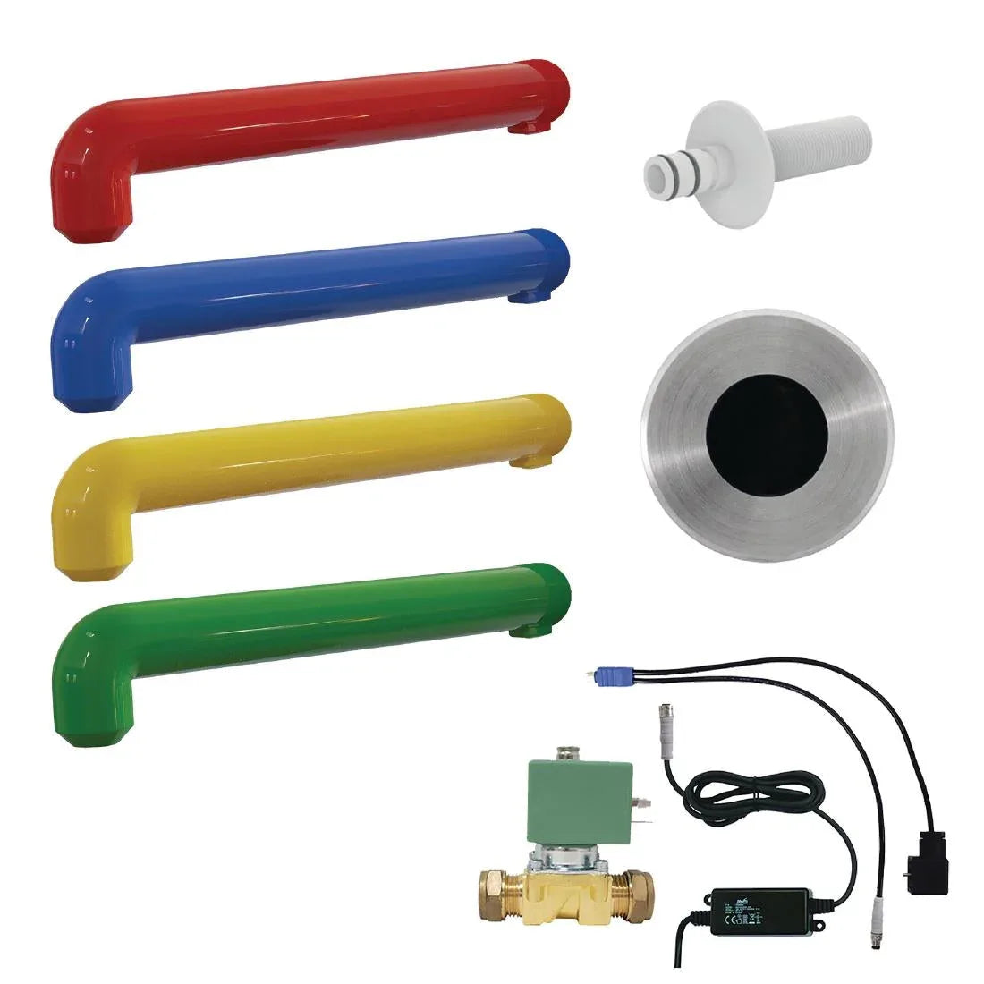 FS192 KWC DVS Single Station Anti-Microbial Medi-Spout Tap - JD Catering Equipment Solutions Ltd
